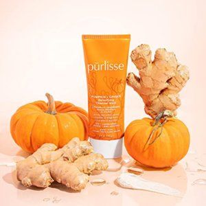 purlisse PUMPKIN + GINGER DETOXIYFING Charcoal Mask NWT
